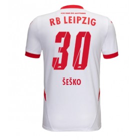 Pánské fotbalový oblečení RB Leipzig Benjamin Sesko #30 Domácí košile 2024-25 Krátkým Rukávem